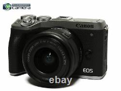 Canon EOS M6 Mark II Mirrorless Digital Camera withEF-M 15-45mm Lens Silver MINT