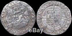 Edward VI, 1547-53. Hammered Sixpence, Mint Mark Tun, 1551-3
