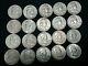 Franklin Half Dollar Lot of 20 Various Dates and Mint Marks! All 90% Silver