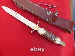 Gerber USA Mark II STAG mint dagger 001123 fixed blade P2 knife & sheath