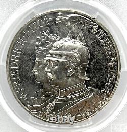 German State Prussia 1901 5Mark Coin Thaler PCGS PR64 PROOF Taler PP Anniversary