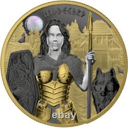 Germania Mint 5 Mark 1 oz 999.9 Silver Valkyries Hildegard 2022 ST/BU
