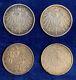 Germany Empire 1900-a, & 1901-a-f-g, 1 Mark Silver Coins, Group Lot Of (4)