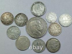 Germany Prussia Silver Coin Variety Lot Nice Original German Reich Kaiser SZ317