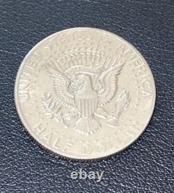 Half Dollar coin 1972 d mint mark silver used In Good Condition