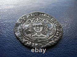 Henry VI Silver Halfgroat Annulet issue Calais mint 1422-30 Plain cross mintmark