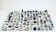 Huge Lot Of Vintage Marked And Unmarked 925 Sterling Silver Multi-Stones Rings