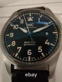 IWC Pilot's Watch Mark XVIII Heritage, IW327006, Titanium Case, Near Mint