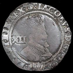 James I, 1603-25. Hammered Shilling. Mint Mark Rose, 1605-6