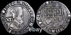 James I, 1603-25. Hammered Silver Shilling, Mint Mark Coronet, 1607-9