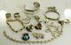 Jewelry Lot Sterling Silver All Marked 149.5 g Rings Bracelets Necklaces Etc