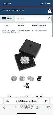 LOT OF 3 2021 Peace Silver Dollar With P Mint Mark 21XH