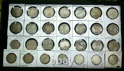 Lot Of 28 5 & 10 Marks German Silver Coins Outstanding Coins Mixed Dates I922