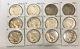 Lot of 12 Peace Silver Dollars Dated 1922 All with S Mint Mark Coins