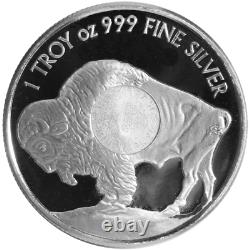 Lot of 20 1 Troy oz Sunshine Mint Buffalo. 999 Silver Round Mint Mark SI