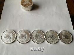 Lot of Five A-Mark 1oz Silver Liberty Silver Rounds