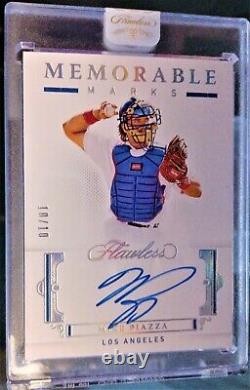 MIKE PIAZZA-2021 Flawless Silver (#10/10) AUTO/AUTOGRAPH-MINT 1/1 Type
