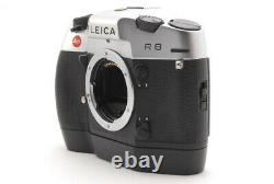 MINT Leica R8 Silver 35mm Sh Mark SLR Film Camera Body withWinder Japan #2035