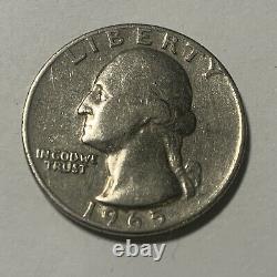 MUST SEE! 1965 No Mint Mark Washington Quarter 25C