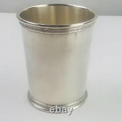 Mark J Scearce CHWB Sterling Silver Mint Julep cup withmonogram-Keenland 1991