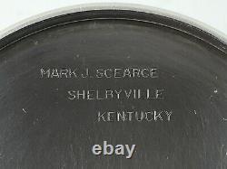 Mark J Scearce Silver Mint julep Cup Harry Truman WithMonogram Keeneland 1953