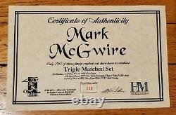 Mark McGwire Silver Medallion Set 1/2 Troy Pound Each. 999 Highland Mint