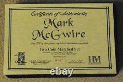 Mark Mcguire St Louis Cardinals Highland Mint Coin 6 Ozt. 999 Silver Round 1/250