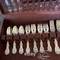 Mint Reed&barton Francis I Old Mark 30pc For6 Sterling Silver Flatware Set+chest