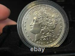 Morgan 2021 CC $1 Silver Dollar Carson City Mint Mark +BOX & COA