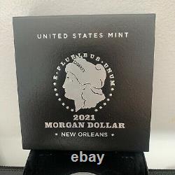 Morgan 2021 Silver Dollar With O Privy Mark US Mint 21XD in hand