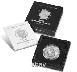 Morgan 2021 Silver Dollar with (D) Mint Mark