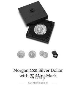 Morgan 2021 Silver Dollar with (S) Mint Mark PRE ORDER READ DESCRIPTION