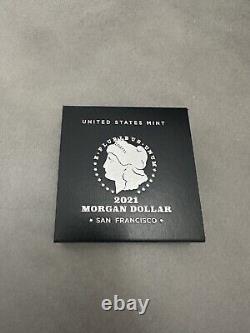 Morgan 2021 Silver Dollar with (S) Mint Mark San Francisco 21XF US Mint