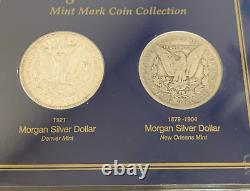 Morgan Silver Dollar Mint Mark Coin Collection- US Commemorative Gallery (D3)