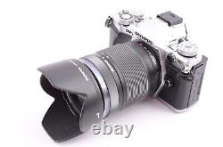 N-MINT OLYMPUS OM-D E-M5 Mark II 14-150mm Lens System Camera Kit Silver #2684