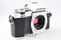 Near Mint Olympus OM-D E-M10 Mark II 16.1MP Camera Silver Shutter Count 714