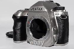Near Mint PENTAX K-3 Mark III (Silver) 25.7 MP Digital SLR Camera JAPAN