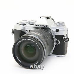 OLYMPUS OM-D E-M5 Mark III 14-150mm II Lens Kit Silver -Near Mint- #323