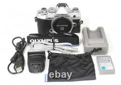 Olympus OM-D E-M5 EM5 Mark III Digital Camera Body Only Silver MINT