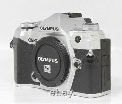 Olympus OM-D E-M5 EM5 Mark III Digital Camera Body Only Silver MINT