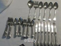Oneida AMERICAN COLONIAL Cube Mark 64 Pc Lot Fork Knife Spoon Serving Pieces