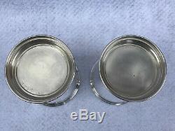 Pair Of Poole 58 Sterling Silver Julep Cups Marked Derby 67 & 68 Mint