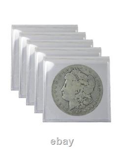 Pre 1921 Silver Morgan Dollar Cull Lot of 5 S$1 Coins Mixed dates and Mint Marks