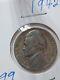RARE 1942 Jefferson Nickel No Mint Mark War Time 35% Silver 5.04gm