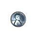 RARE 1943 Silver Steel Lincoln Wheat Penny Cent No Mint Mark