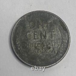 RARE 1943 Silver Steel Lincoln Wheat Penny No Mint Mark Magnetic 12011