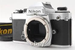 RARE RED D MARK NEAR MINT Nikon FE 35mm SLR Film Camera SILVER Body Only JAPAN