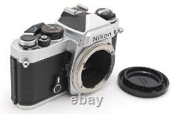 RARE RED D MARK NEAR MINT Nikon FE 35mm SLR Film Camera SILVER Body Only JAPAN