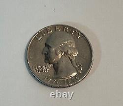 RARE Vintage U. S. Mint 1776-1976 Bicentennial Quarter NO MINT MARK