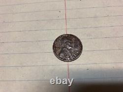 Rare 1943 Circulated Steel Wheat Penny. No mint mark. Good Piece For Collector